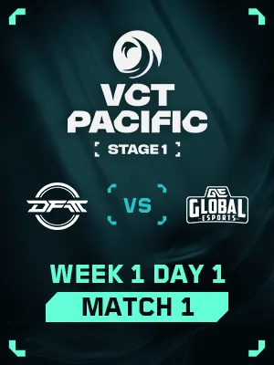 VCT PACIFIC STAGE1 (3.22) - M1 : DFM vs GE