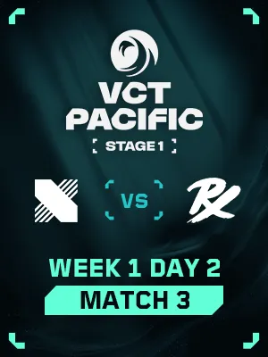 VCT PACIFIC STAGE1 (1.19) - (3.23) - M3 : DRX VS PRX