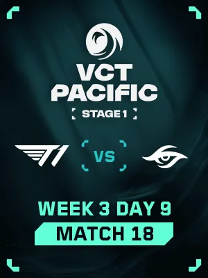 VCT PACIFIC STAGE1 (4.7) - M18 : T1 VS TS