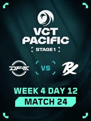 VCT PACIFIC STAGE1 (4.14) - M24 : DFM VS PRX