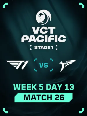 VCT PACIFIC STAGE1 (4.19) - M26 : T1 VS TLN