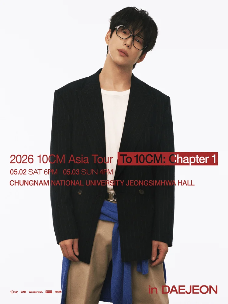 2026 10CM Asia Tour 〈To 10CM: Chapter 1〉 in Daejeon