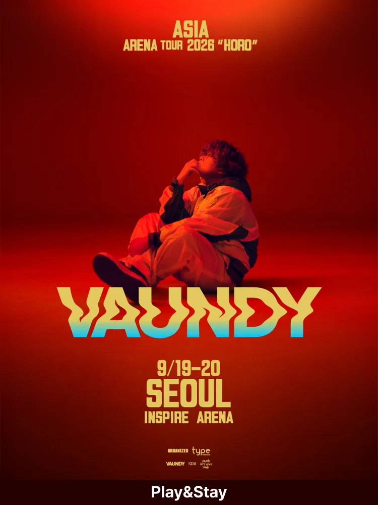 ［Play＆Stay］Vaundy ASIA ARENA TOUR 2026 ＂HORO＂IN SEOUL+Hotels
