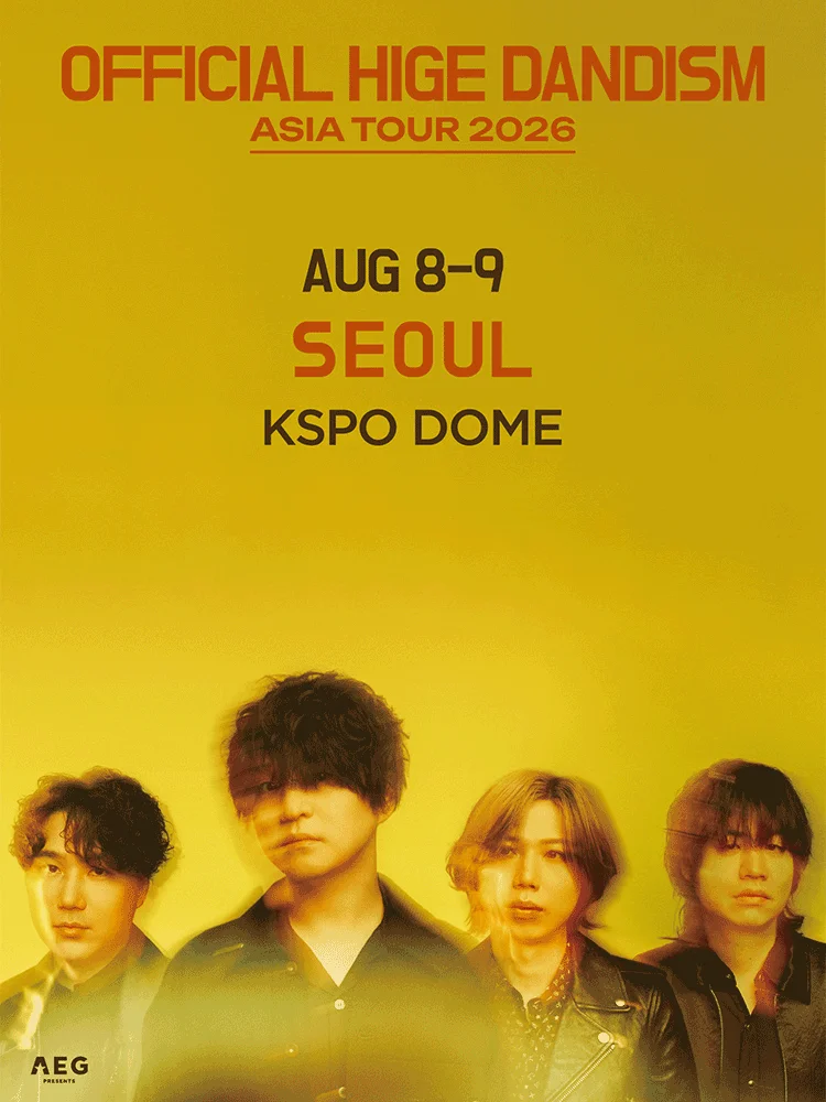 OFFICIAL HIGE DANDISM ASIA TOUR 2026 - Seoul