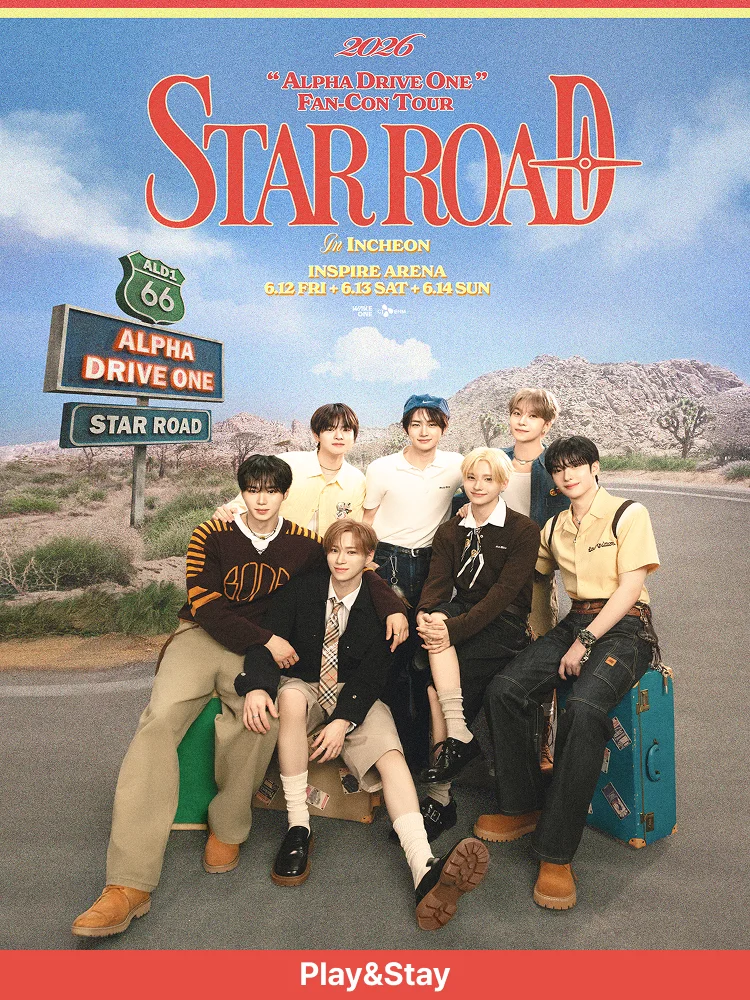 ［Play＆Stay］2026 ALPHA DRIVE ONE FAN-CON TOUR ［STAR ROAD］ in INCHEON + Hotels